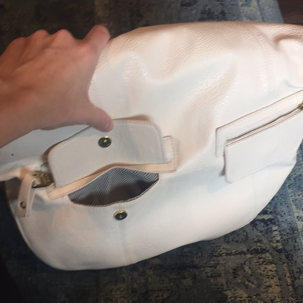 NTW STEVE MADDEN CREAM TOTE - Picture 5 of 7